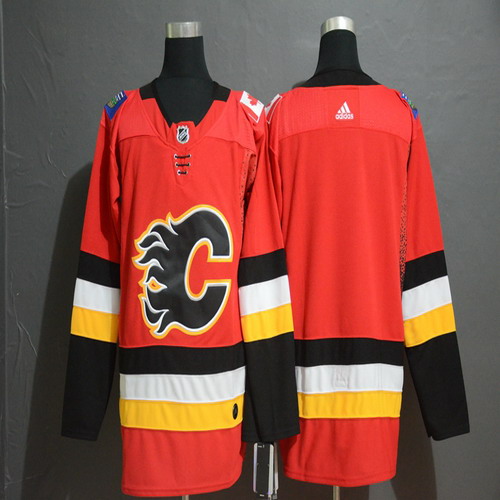 Personalized Flames Blank Red Jersey