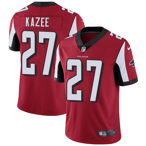 Personalized Falcons #27 Damontae Kazee Red Team Color Men’s Stitched NFL Untouchable Limited Jersey