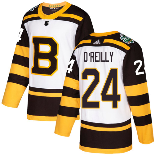 Personalized Bruins #24 Terry O’Reilly White Authentic 2019 Winter Classic Stitched NHL Jersey