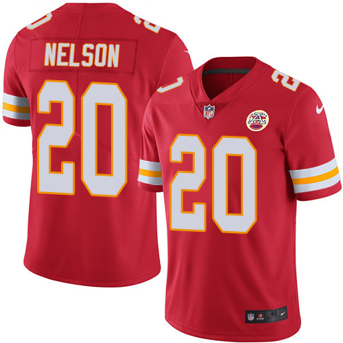 Personalized Men’s Kansas City Chiefs #20 Steven Nelson Red Team Color Untouchable Limited Jersey