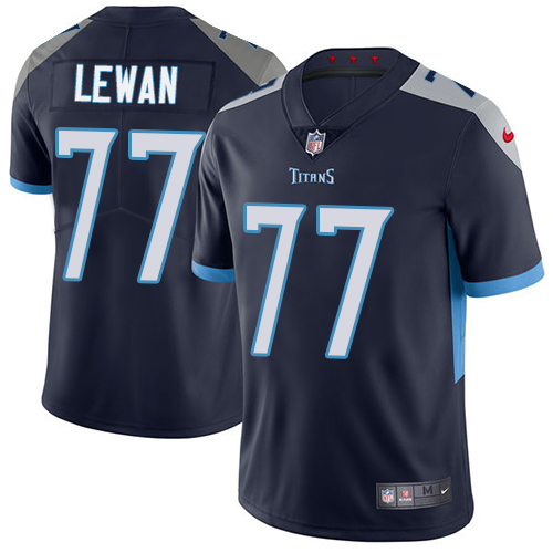 Personalized Titans #77 Taylor Lewan Navy Blue Team Color Men’s Stitched NFL Untouchable Limited Jersey