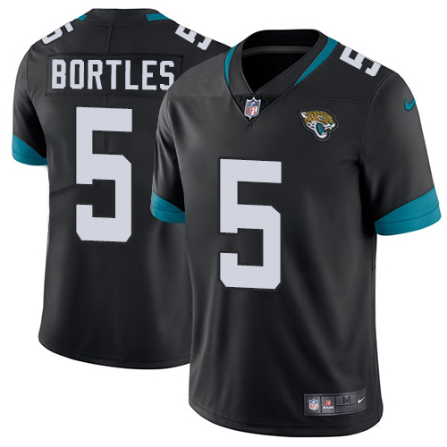 Personalized Jaguars #5 Blake Bortles Black Team Color Men’s Stitched NFL Untouchable Limited Jersey