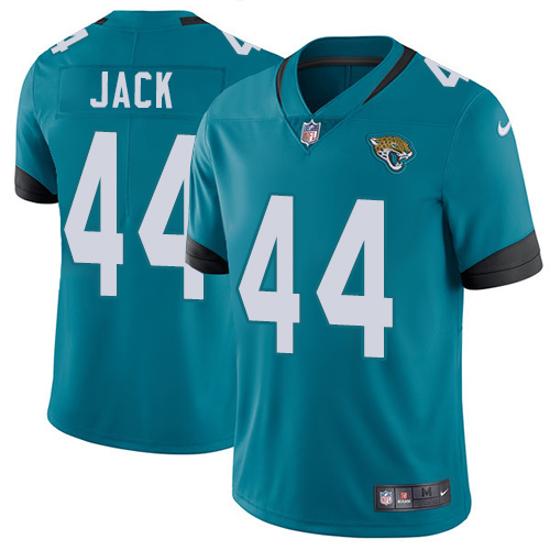 Personalized Jaguars #44 Myles Jack Teal Green Alternate Men’s Stitched NFL Untouchable Limited Jersey