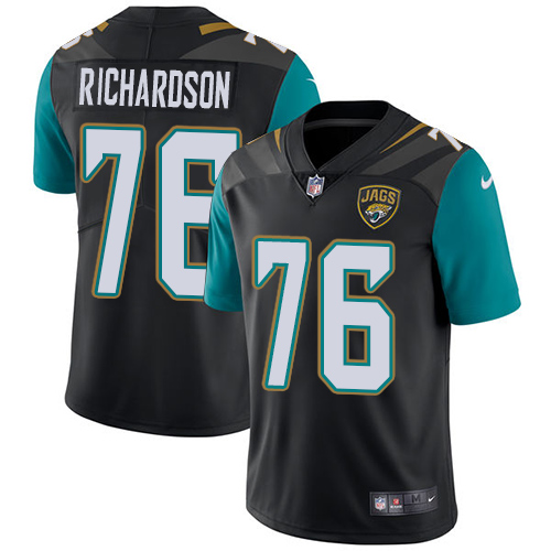 Personalized Jaguars #76 Will Richardson Black Team Color Men’s Stitched NFL Untouchable Limited Jersey
