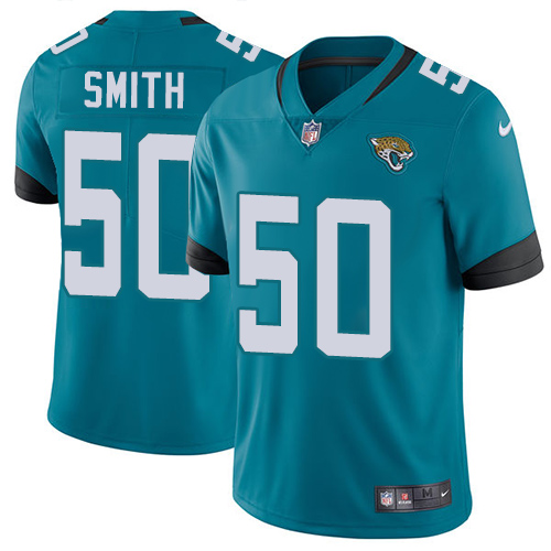 Personalized Jaguars #50 Telvin Smith Teal Green Alternate Men’s Stitched NFL Untouchable Limited Jersey