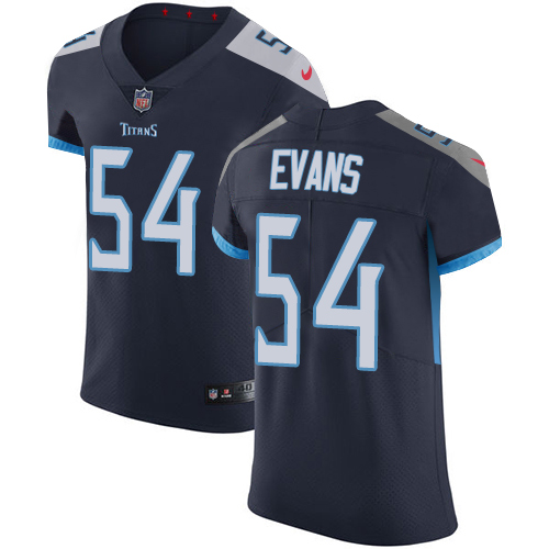Personalized Titans #54 Rashaan Evans Navy Blue Team Color Men’s Stitched NFL Untouchable Elite Jersey