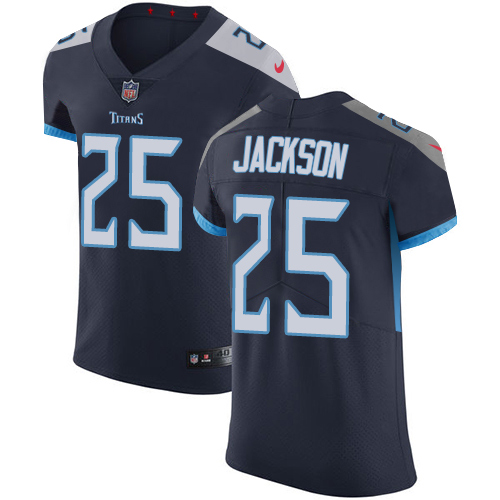 Personalized Titans #25 Adoree’ Jackson Navy Blue Team Color Men’s Stitched NFL Untouchable Elite Jersey