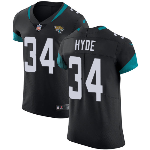 Personalized Jaguars #34 Carlos Hyde Black Team Color Men’s Stitched NFL Untouchable Elite Jersey