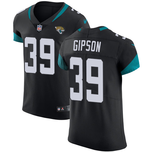 Personalized Jaguars #39 Tashaun Gipson Black Team Color Men’s Stitched NFL Untouchable Elite Jersey