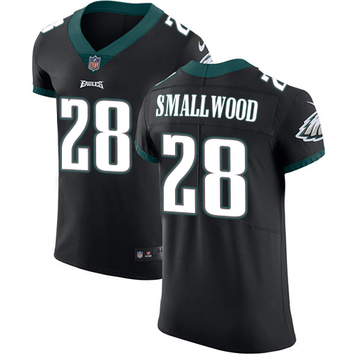 Personalized Eagles #28 Wendell Smallwood Black Alternate Men’s Stitched NFL Untouchable Elite Jersey