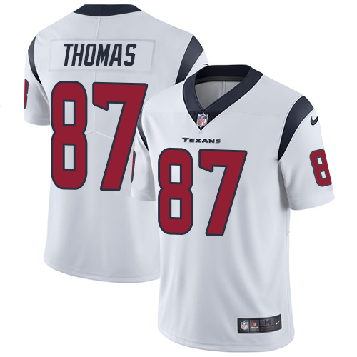 Personalized Youth Texans #87 Demaryius Thomas White Youth Stitched NFL Untouchable Limited Jersey