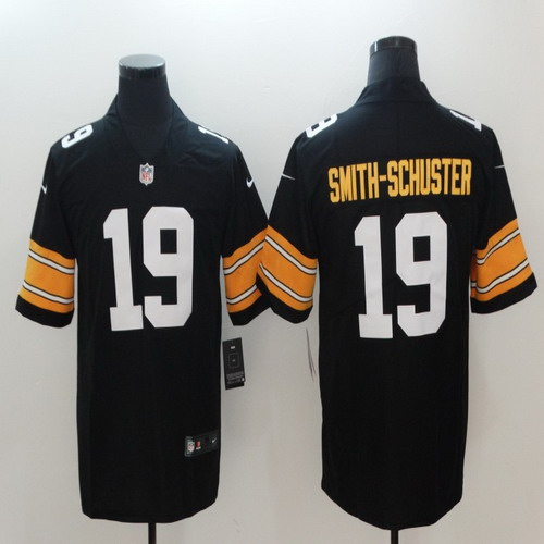Personalized Steelers 19 JuJu Smith-Schuster Black Alternate Untouchable Limited Jersey