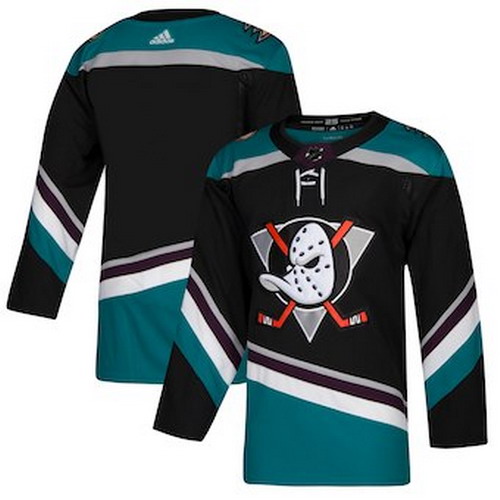Personalized Kids Anaheim Ducks Black Alternate Authentic Blank Jersey