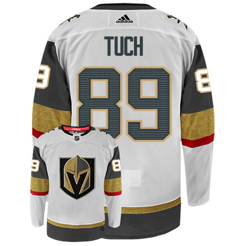 Personalized Golden Knights #89 Alex Tuch White Stitched NHL Jersey