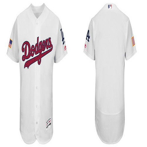 Personalized Custom Angeles Dodgers White Fashion Stars & Stripes Flexbase Authentic Stitched MLB Jersey