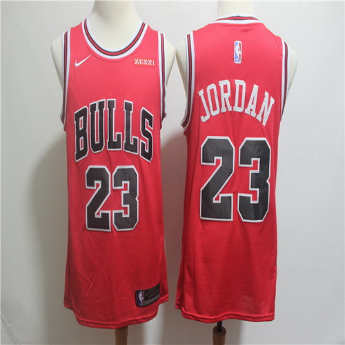Personalized Bulls 23 Michael Jordan Red Swingman Jersey
