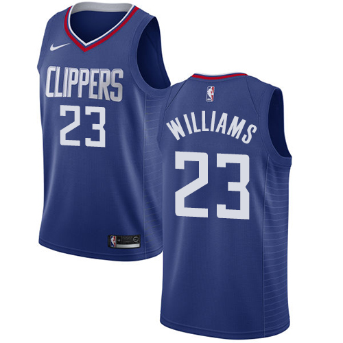 Personalized Clippers #23 Louis Williams Blue NBA Swingman Icon Edition Jersey