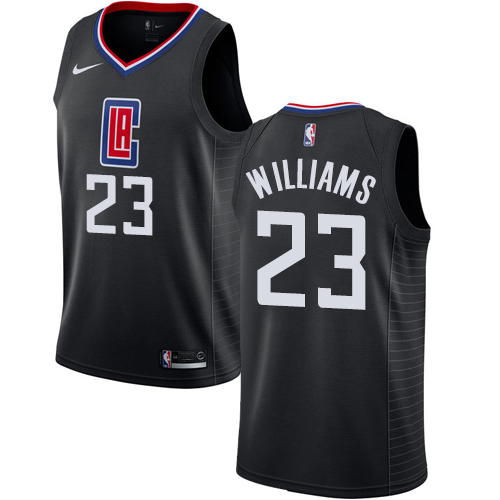 Personalized Clippers #23 Louis Williams Black NBA Swingman Statement Edition Jersey