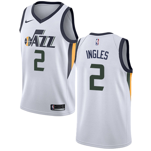 Personalized Jazz #2 Joe Ingles White NBA Swingman Association Edition Jersey
