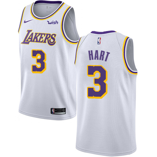 Personalized Lakers #3 Josh Hart White NBA Swingman Association Edition Jersey