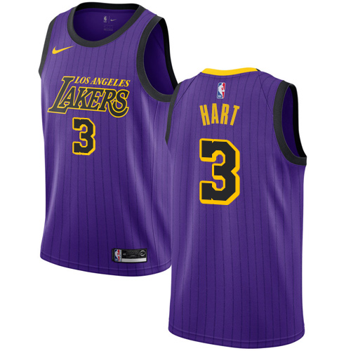 Personalized Lakers #3 Josh Hart Purple NBA Swingman City Edition 2018 19 Jersey