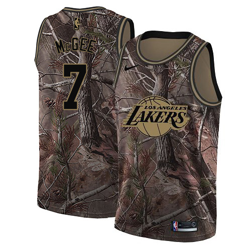 Personalized Lakers #7 JaVale McGee Camo NBA Swingman Realtree Collection Jersey