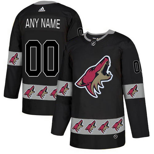 Personalized Arizona Coyotes Black Men’sized Team Logos Fashion Jersey
