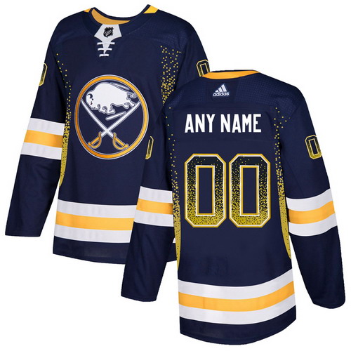 Personalized Buffalo Sabres Navy Men’sized Drift Fashion Jersey
