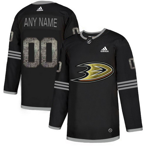 Personalized Ducks Black Shadow Logo Print Men’sized Jersey