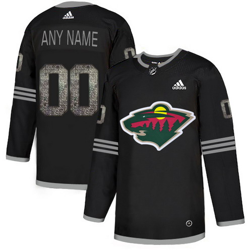 Personalized Wild Black Shadow Logo Print Men’sized Jersey