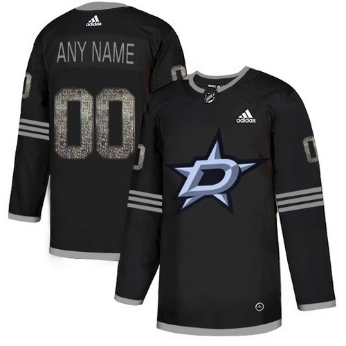 Personalized Stars Black Shadow Logo Print Men’sized Jersey