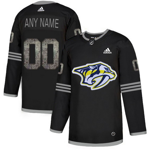 Personalized Predators Black Shadow Logo Print Men’sized Jersey