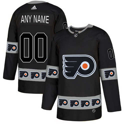 Personalized Philadelphia Flyers Black Men’sized Team Logos Fashion Jersey