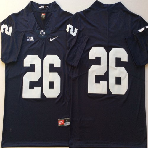 Personalized Youth Penn State Nittany Lions 26 Saquon Barkley Navy Youth College Football Jersey