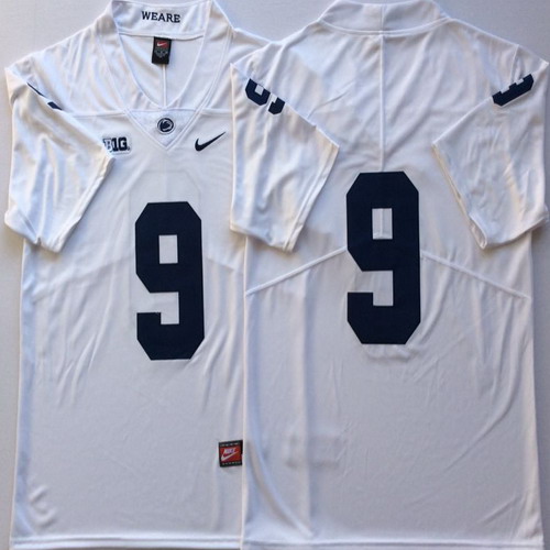 Personalized Penn State Nittany Lions 9 Trace McSorley White College Football Jersey