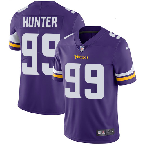 Personalized Vikings 99 Danielle Hunter Purple Untouchable Limited Jersey