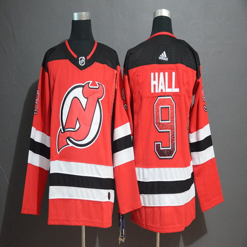 Personalized Devils 9 Taylor Hall Red Drift Fashion Jersey