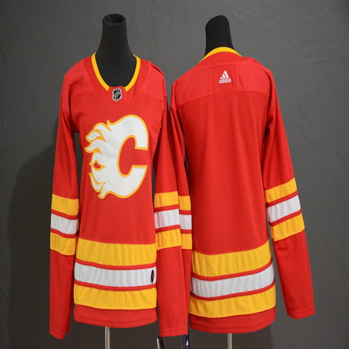 Personalized Women Flames Blank Red Women Jersey