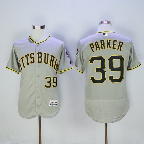 Personalized Pirates 39 Dave Parker Grey Flexbase Jersey