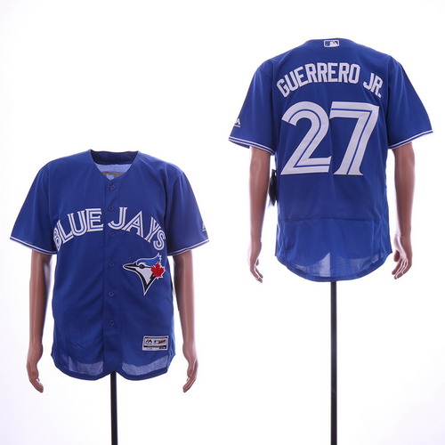Personalized Blue Jays 27 Vladimir Guerrero Jr. Royal Flexbase Jersey