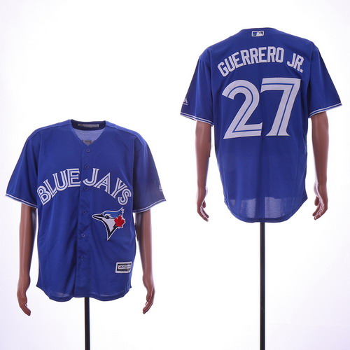 Personalized Blue Jays 27 Vladimir Guerrero Jr. Royal Cool Base Jersey