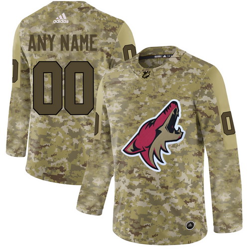 Personalized Arizona Coyotes Camo Men’sized Jersey