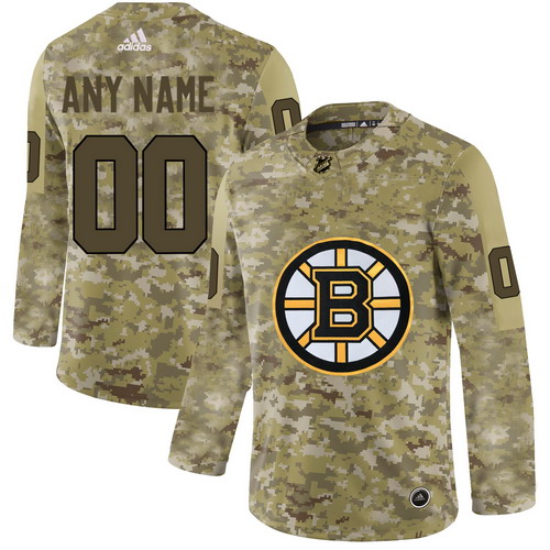 Personalized Boston Bruins Camo Men’sized Jersey