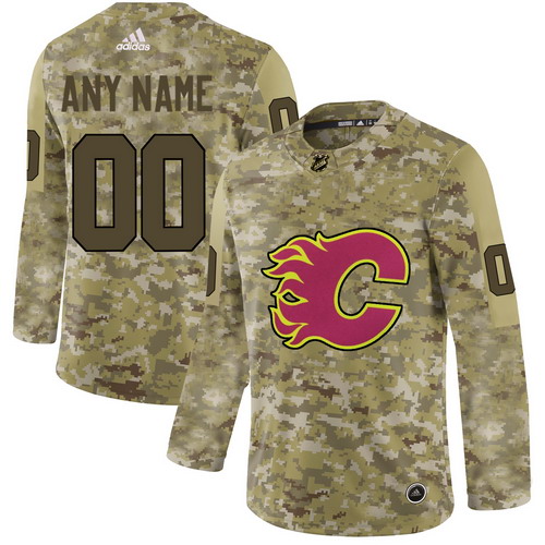 Personalized Calgary Flames Camo Men’sized Jersey