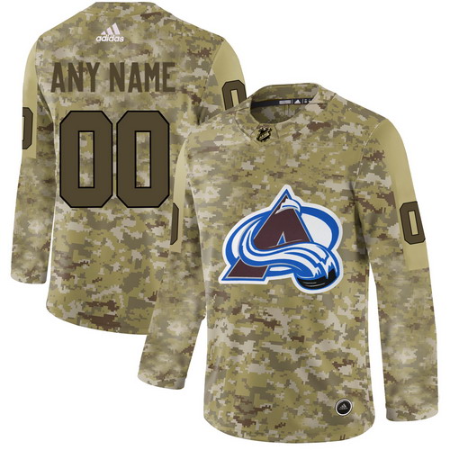 Personalized Colorado Avalanche Camo Men’sized Jersey