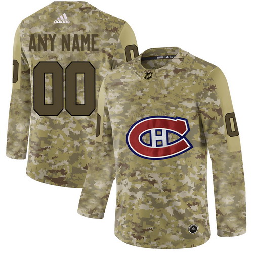 Personalized Montreal Canadiens Camo Men’sized Jersey