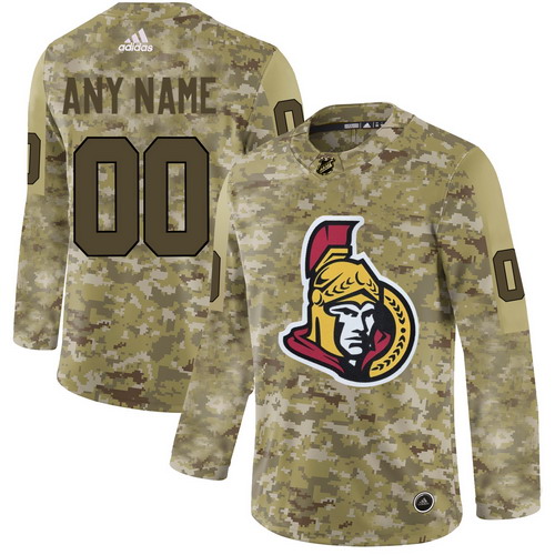 Personalized Ottawa Senators Camo Men’sized Jersey