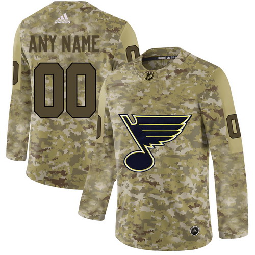 Personalized St. Louis Blues Camo Men’sized Jersey
