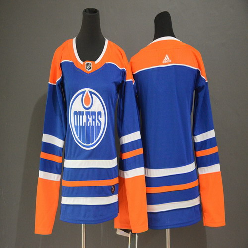 Personalized Oilers Blank Royal Jersey