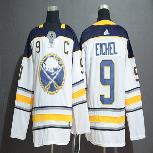 Personalized Sabres 9 Jack Eichel White Jersey